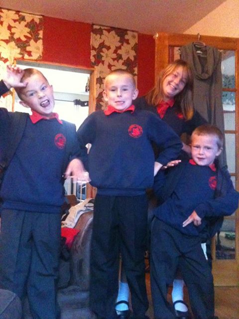 Photo: Off to school